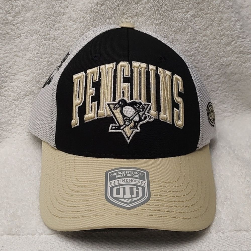 Old Time Hockey Pittsburgh Penguins Trucker Snapback Hat - New